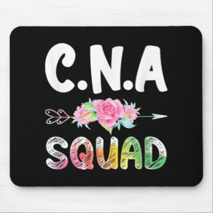 CNA Nurse Squad Certified Nursing Assistant Mouse Pad