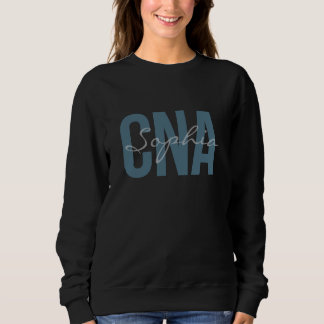 CNA Personalized Name Bold Typography Sweatshirt