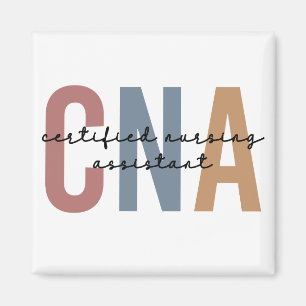 CNA Retro Certified Nursing Assistant Gifts Magnet