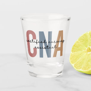 CNA Retro Certified Nursing Assistant Gifts Shot Glass