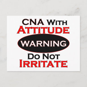 CNA With Attitude Postcard