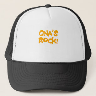 cna's rock trucker hat