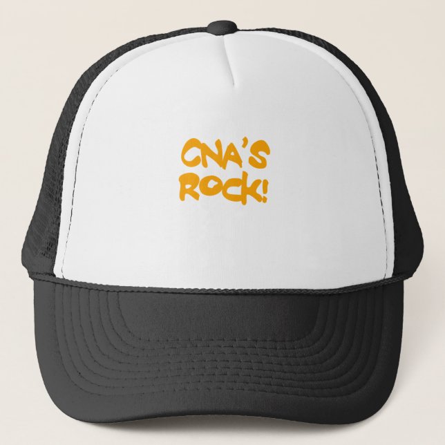 cna's rock trucker hat (Front)
