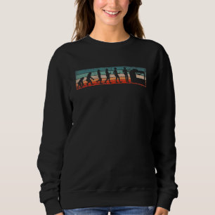 Cnc Machinist Metalworker Machining Evolution Sweatshirt