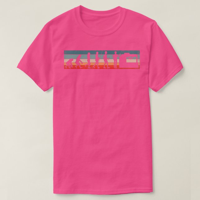 Cnc Machinist Metalworker Machining Evolution T-Shirt (Design Front)