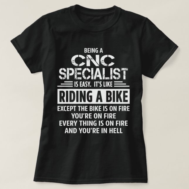 CNC Specialist T-Shirt (Design Front)