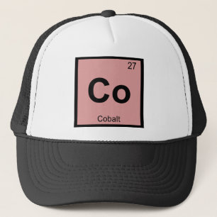 Co - Cobalt Chemistry Periodic Table Symbol Trucker Hat