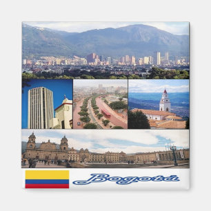 CO - Colombia - Bogotà - Mosaic - Collage Magnet