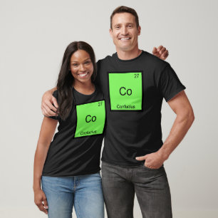 Co - Confucius Funny Chemistry Element Symbol Tee