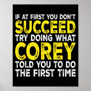 Co - If At First You Don't Succeed Try Doing What  Poster