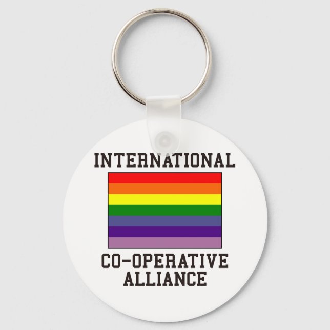 Co-operative Alliance Flag Key Ring (Front)