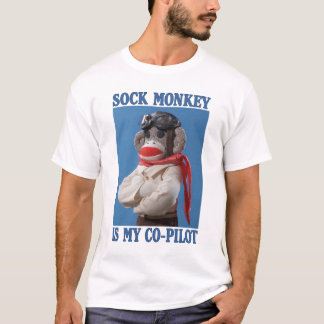 Co-Pilot Monkey T-Shirt