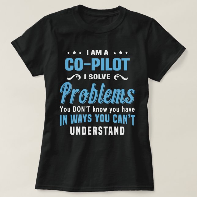 Co-Pilot T-Shirt (Design Front)