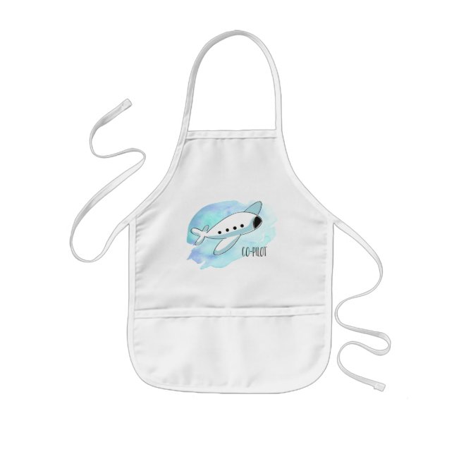 Co-Pilot with Plane Kids Apron (Front)