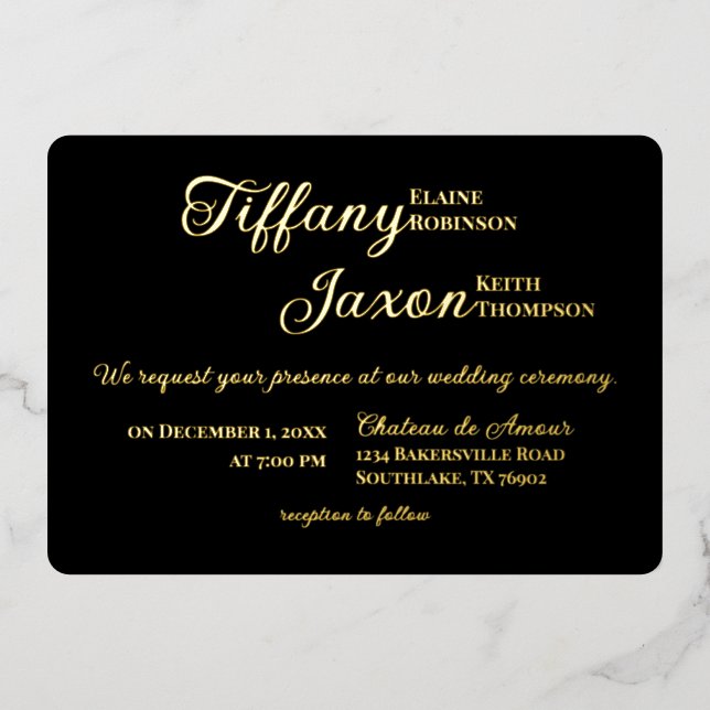Co-Starring Black Wedding Real (Front)