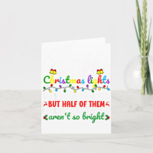 Co-workers Are Like Christmas Lights They Hang Tog Card