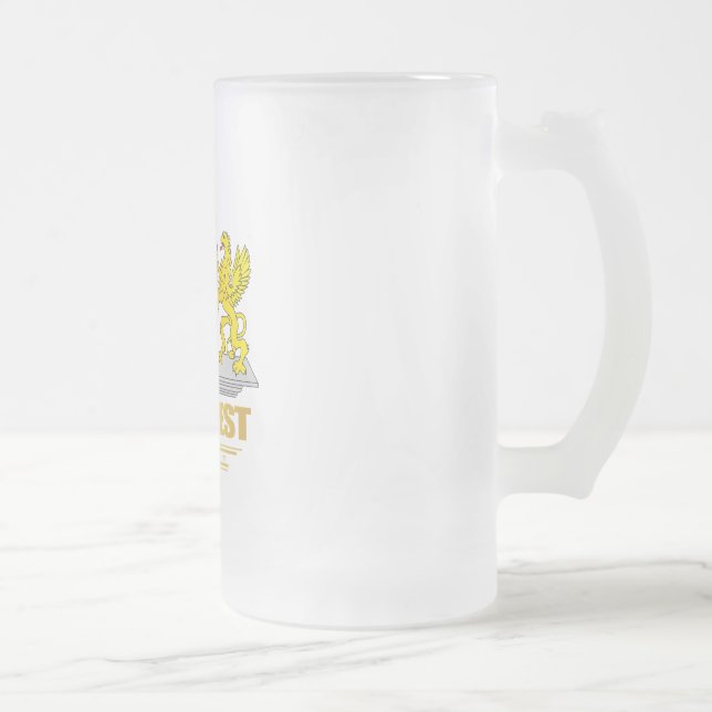 COA Budapest Frosted Glass Beer Mug (Right)