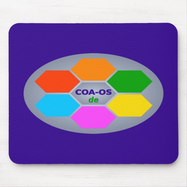 COA-OSde desktop ergonomic Mouse Pad (Front)