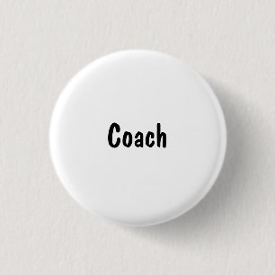 Coach 3 Cm Round Badge