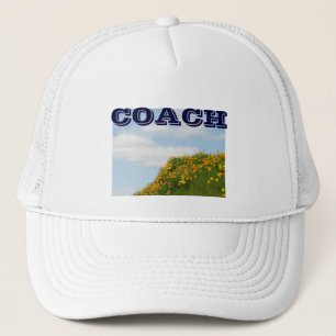 COACH Baseball sports hats for her Blue Sky