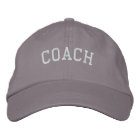 Coach Basic Adjustable Embroidered  Cap Black