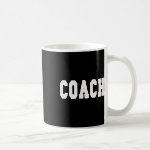 Coach Bold Lettering Halloween Costume Dress Up  Coffee Mug