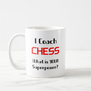 Coach chess coffee mug