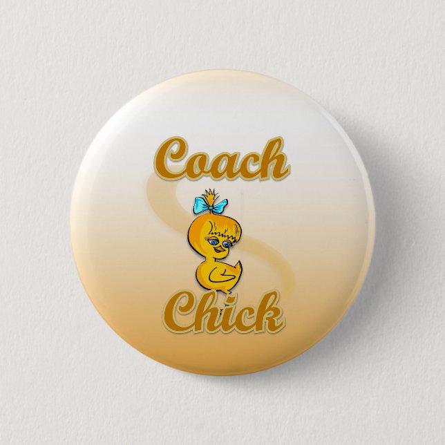 Coach Chick 6 Cm Round Badge (Front)
