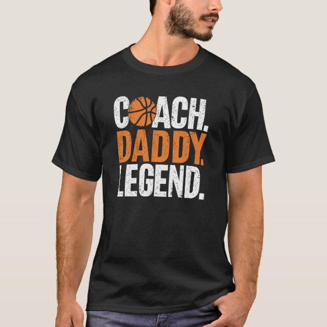 Coach Daddy Legend T-Shirt A Playful design   (Front)
