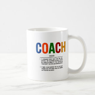Coach Definition Coaches Gift Team Srts Tank Top  Coffee Mug