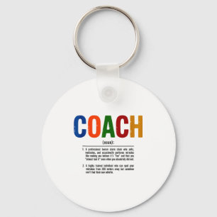 Coach Definition Coaches Gift Team Srts Tank Top  Key Ring