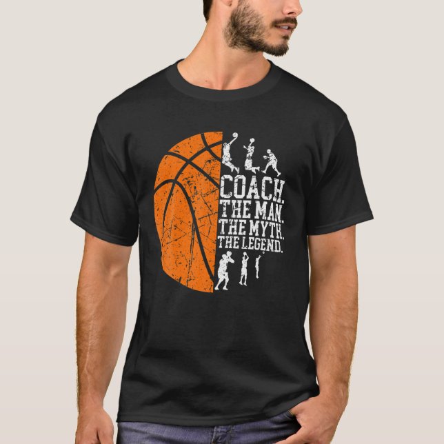 Coach Definition T Coach Tee For Men Basketball Co (Front)