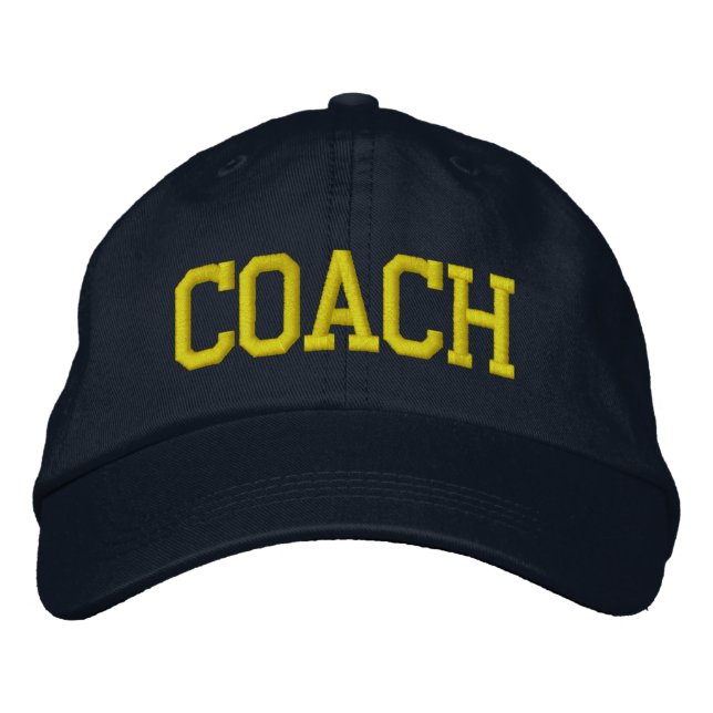 COACH EMBROIDERED HAT (Front)