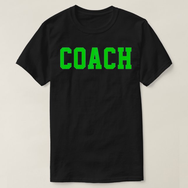 Coach  Green  T-Shirt (Design Front)