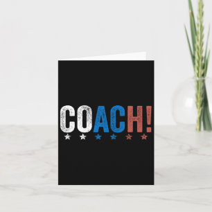 Coach! Harris Walz 2024 Kamala Harris Tim Walz Ele Card