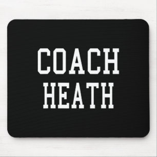 Coach Heath Custom Footbyll Soccer Bysebyll Team Mouse Pad