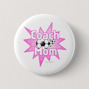 Coach Mom 6 Cm Round Badge