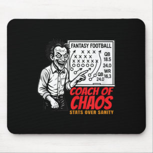 Coach Of Chaos Stats Over Sanity Fantasy Football  Mouse Pad