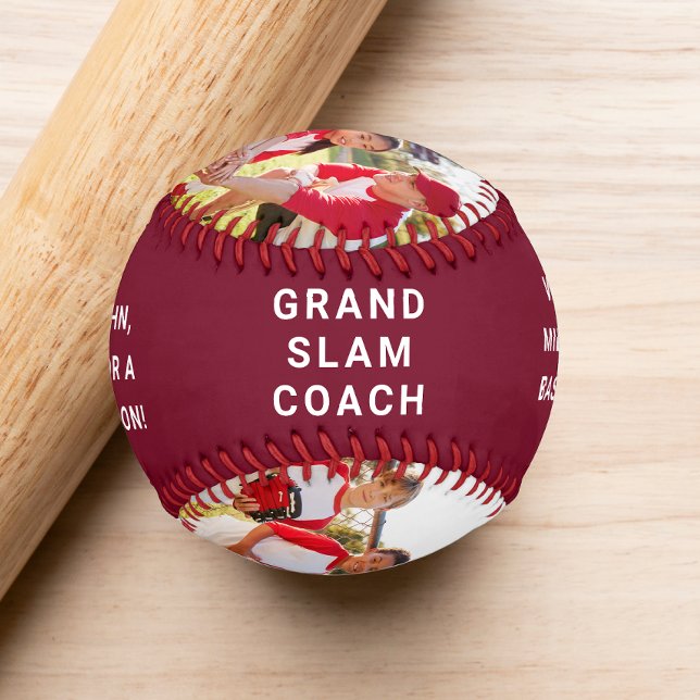 Coach Photo Burgundy Red Baseball (Creator Uploaded)