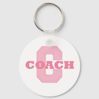 COACH PINK KEY RING