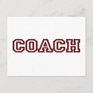 Coach Postcard