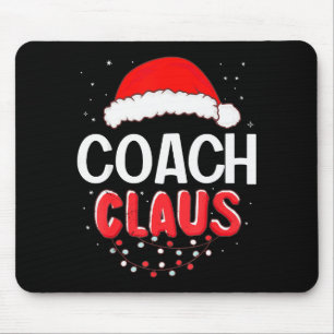Coach Santa Claus Christmas Matching Costume Mouse Pad