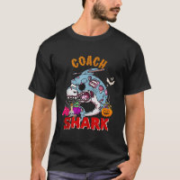 Coach Shark Halloween Shark Horror Zombie Carved P