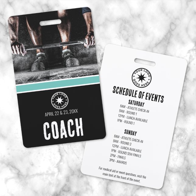 Coach Sports Event ID Badge (Coach Sports Event Badge )