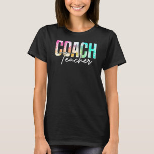 Coach Squad Tie Dye Appreciation Day Hello Back To T-Shirt