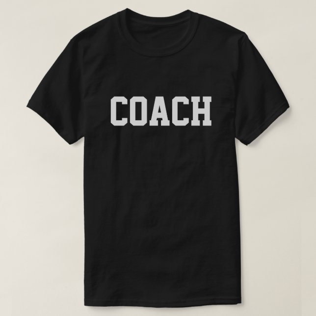 COACH T-SHIRT (FRONT and BACK) (Design Front)