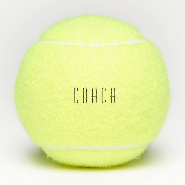 Coach Tennis Balls (Front)