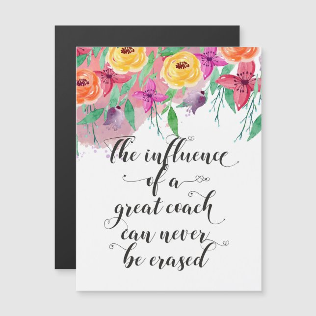 Coach thank you gift Coach appreciation Gift (Front/Back)