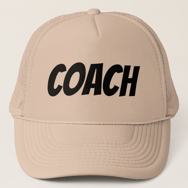 COACH  TRUCKER HAT (Front)