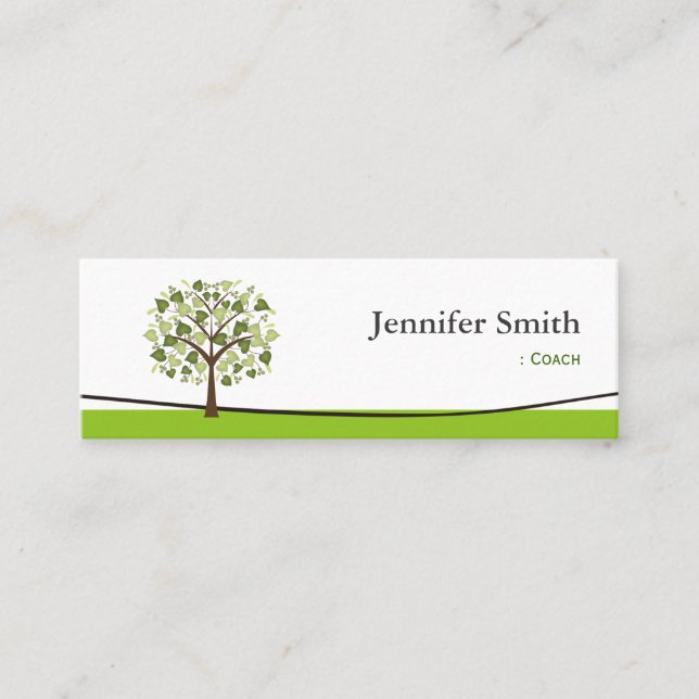 Coach - Wishing Tree of Hearts Mini Business Card (Front)